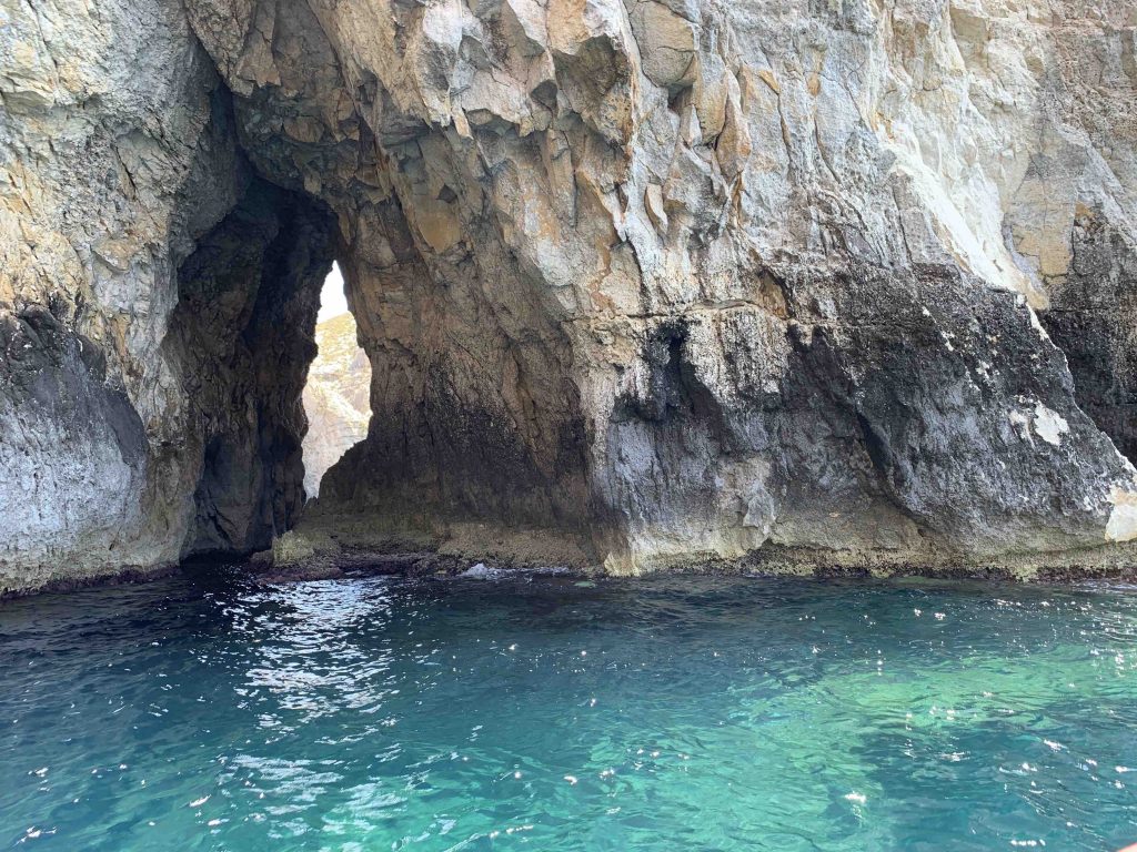マルタ島　青の洞窟　ブルーグロット